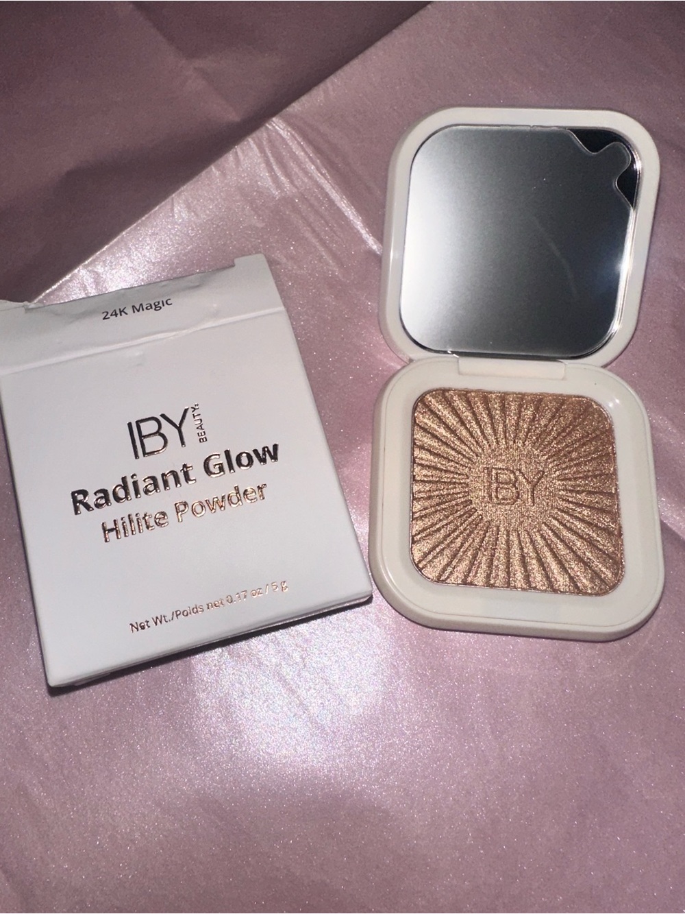 IBY Radiant Glow Hilite Powder Highlighter - 24K Magic - New In Box